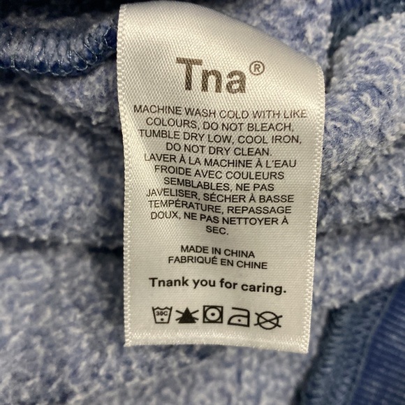 TNA DENIM LOOK HOODIE - Picture 3 of 4